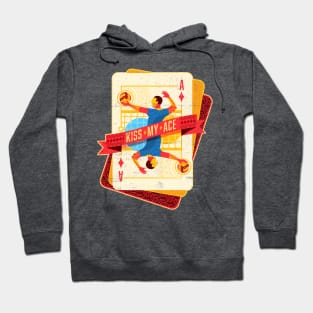 Kiss my Ace (of Diamonds) | Volleyball Design Hoodie